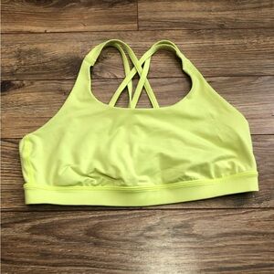 Lululemon Lime Green Sports Bra